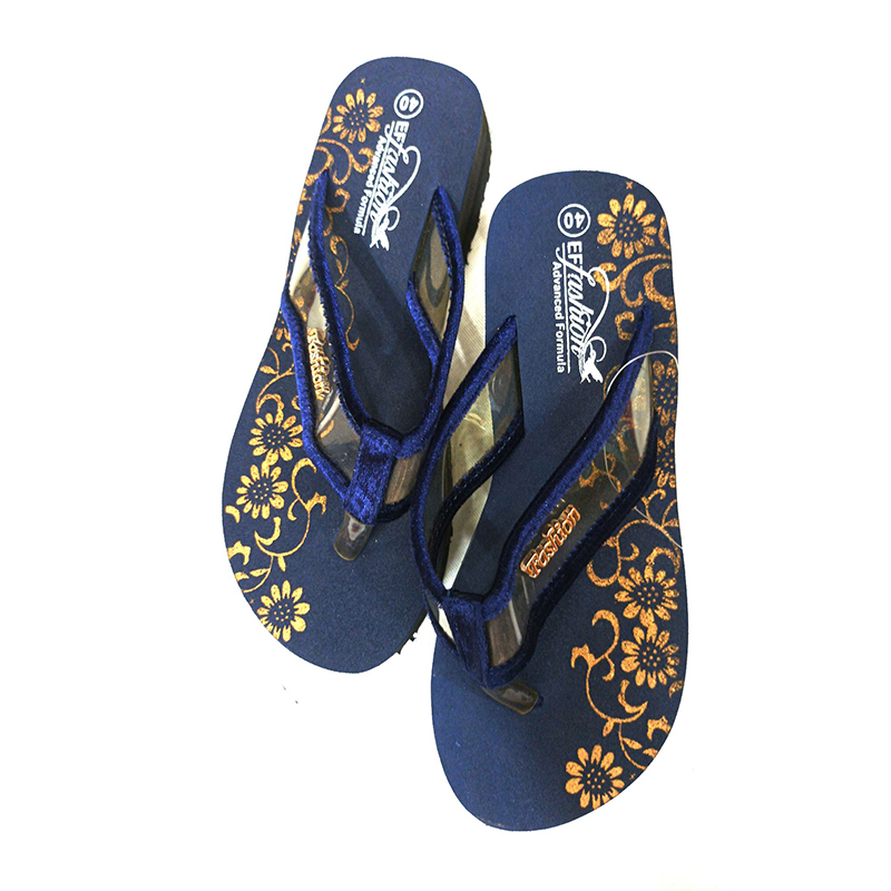 Picture of Artificial Leather Sandal for Women Blue