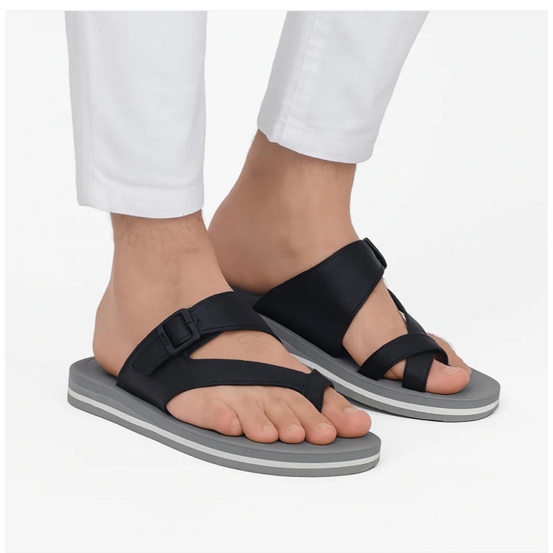 Picture of Adda mans buckle sandals for office casual wear Multicolor