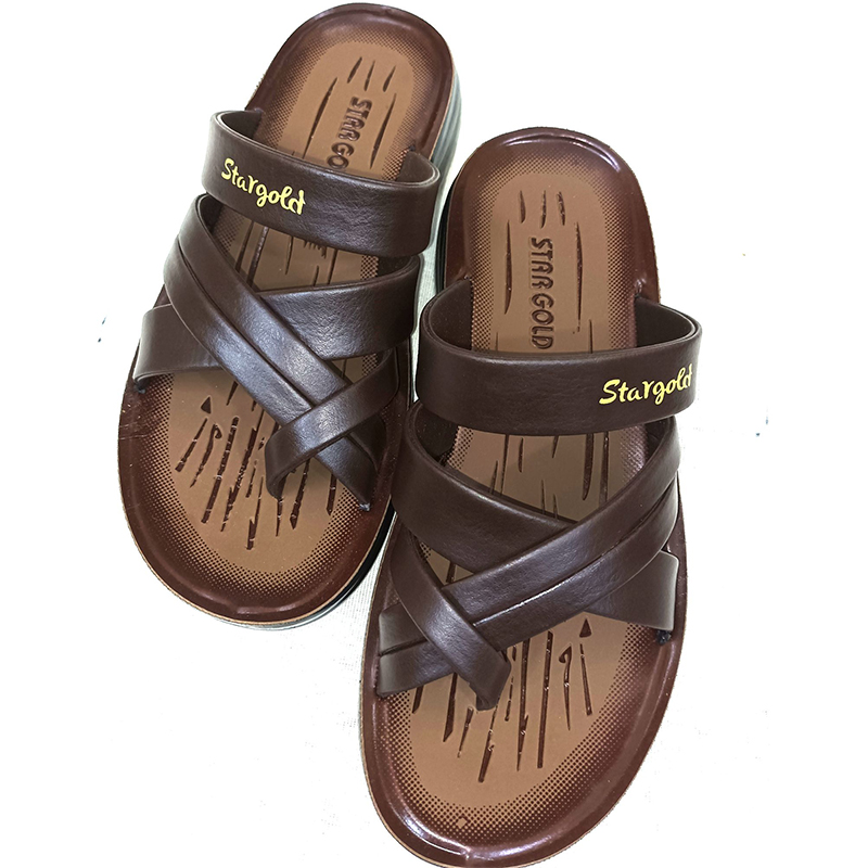Picture of Artificial Leather Fashionable  Men's Outdoor Sandals Brown