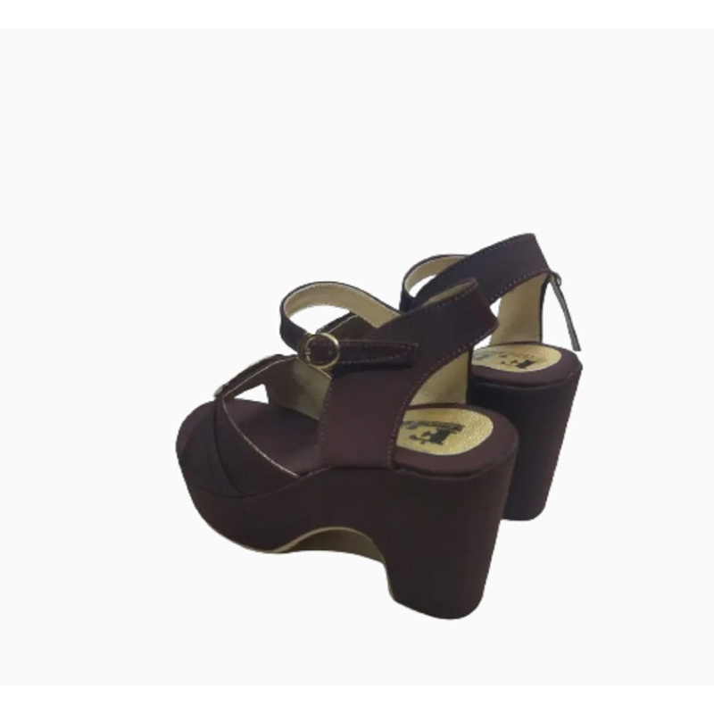 Picture of Eid Exclusive high heeled belt ladies sandals Coffee