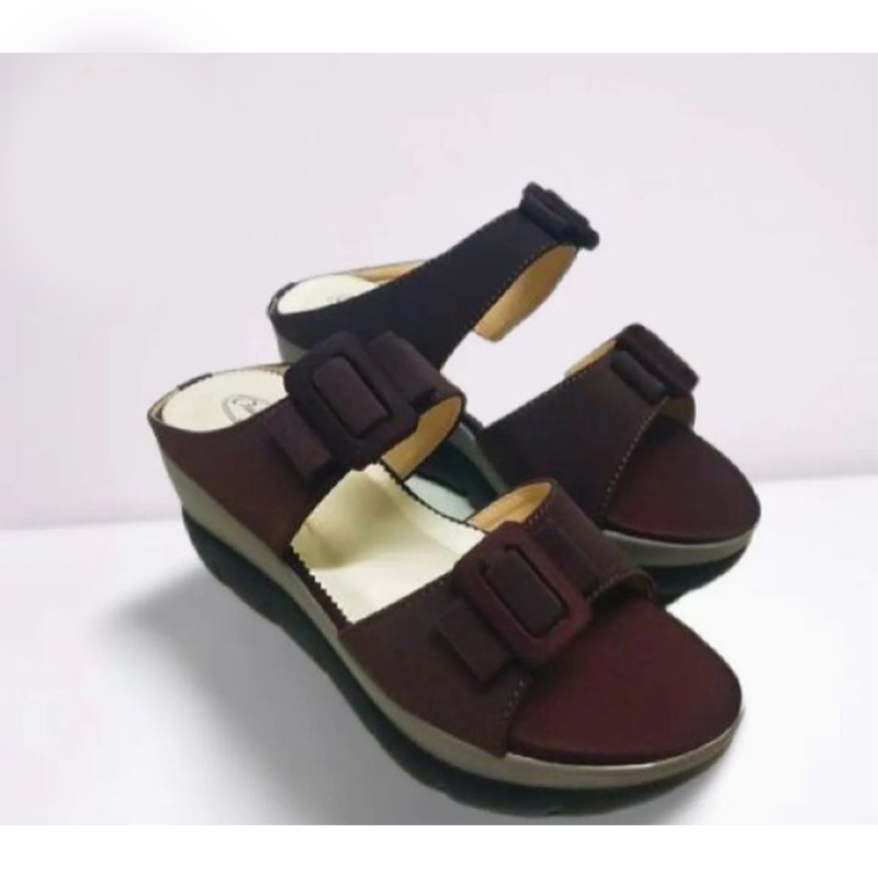 Picture of Eid Exclusive high heeled ladies sandals Coffee