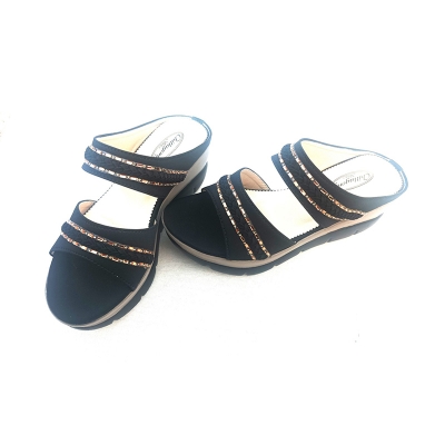 Picture of Exclusive High Heeled Ladies Sandals Shoe For Women Multicolor