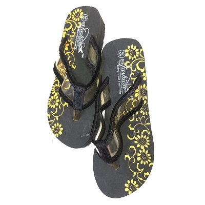 Picture of Artificial Leather Sandal for Women Black