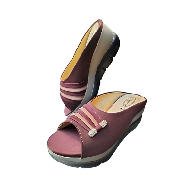 Picture of Exclusive High Heeled Ladies Sandals Shoe For Women Multicolor