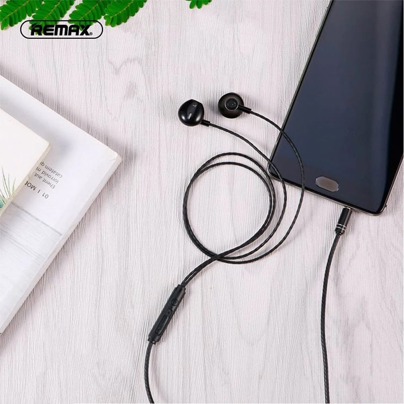 Picture of Remax RM-711 Bass Wired Earphone with Mic - Black