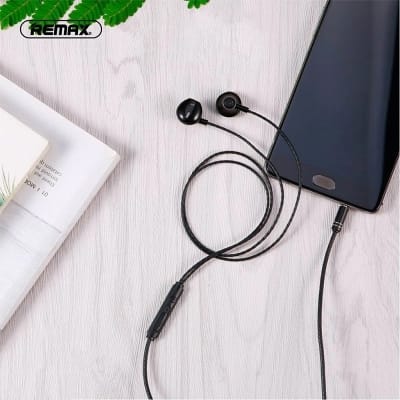 Picture of Remax RM-711 Bass Wired Earphone with Mic - Black