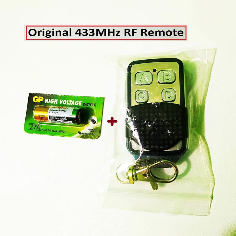 Picture of TechLimb 433MHz RF 4-Key Wireless Remote Control FY-TXJSC-02A
