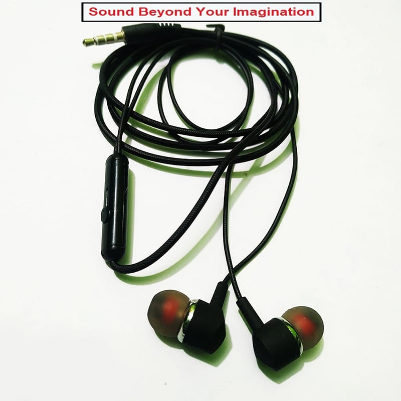 Picture of D24 Extra Bass Wired Earphone with Mic & Control - TechLimb