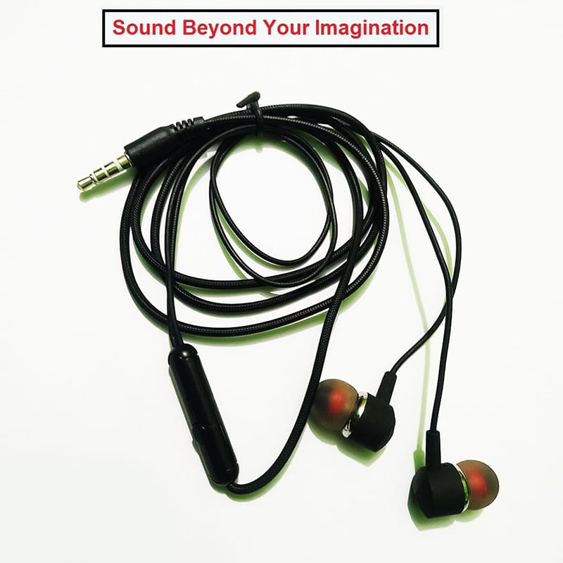 Picture of D24 Extra Bass Wired Earphone with Mic & Control - TechLimb