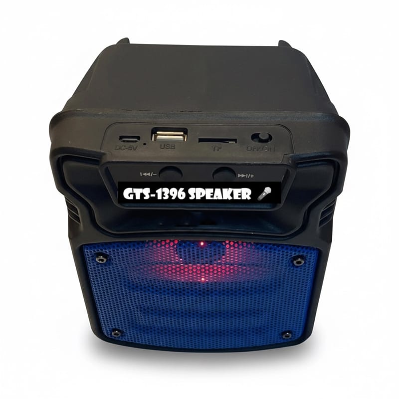 Picture of KTS GTS-1396 4 Inch Bluetooth Speaker with RGB & TWS - Blue