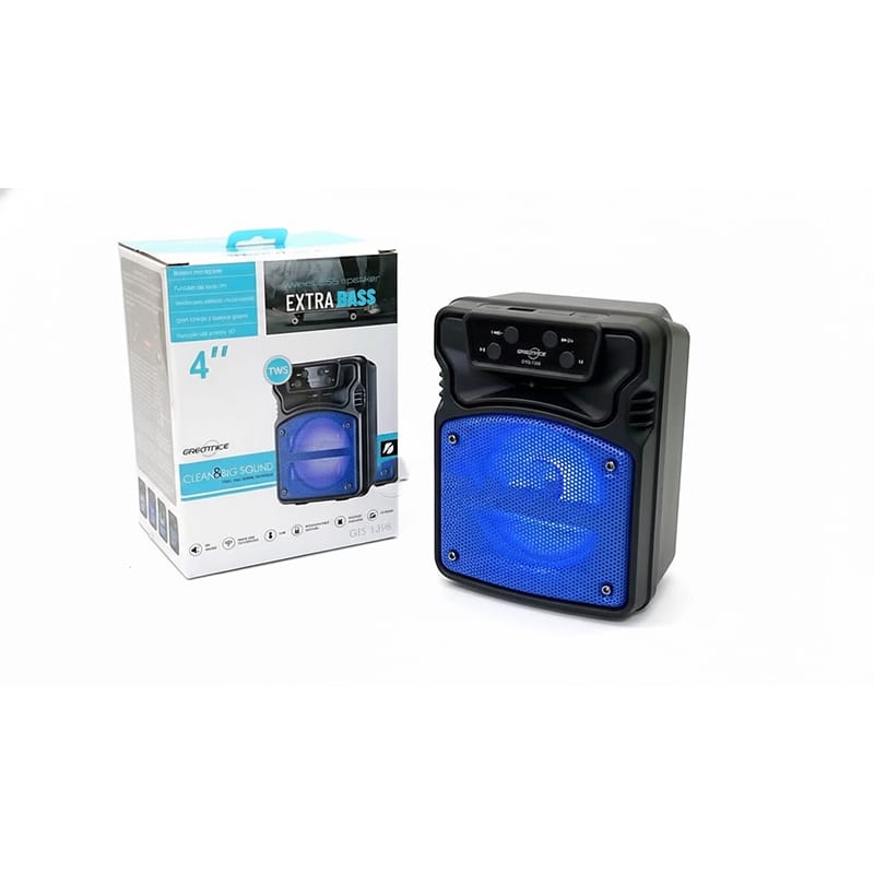 Picture of KTS GTS-1396 4 Inch Bluetooth Speaker with RGB & TWS - Blue