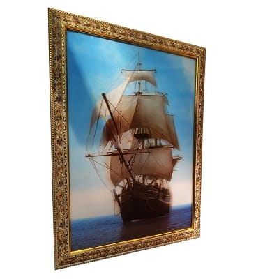 Picture of TechLimb 5D Ship on Ocean Scenic Wallpaper 334499 - Blue