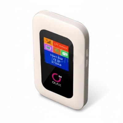 Picture of OLAX MF980L 4G LTE Pocket Router 150Mbps 2100mAh - White