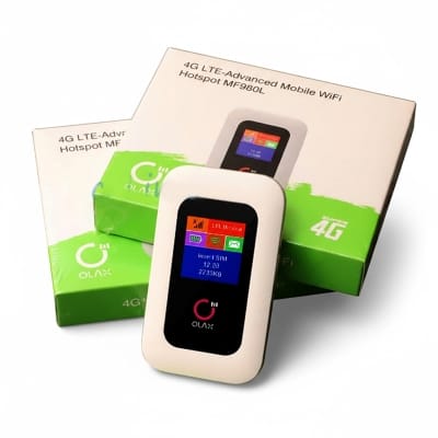 Picture of OLAX MF980L 4G LTE Pocket Router 150Mbps 2100mAh - White