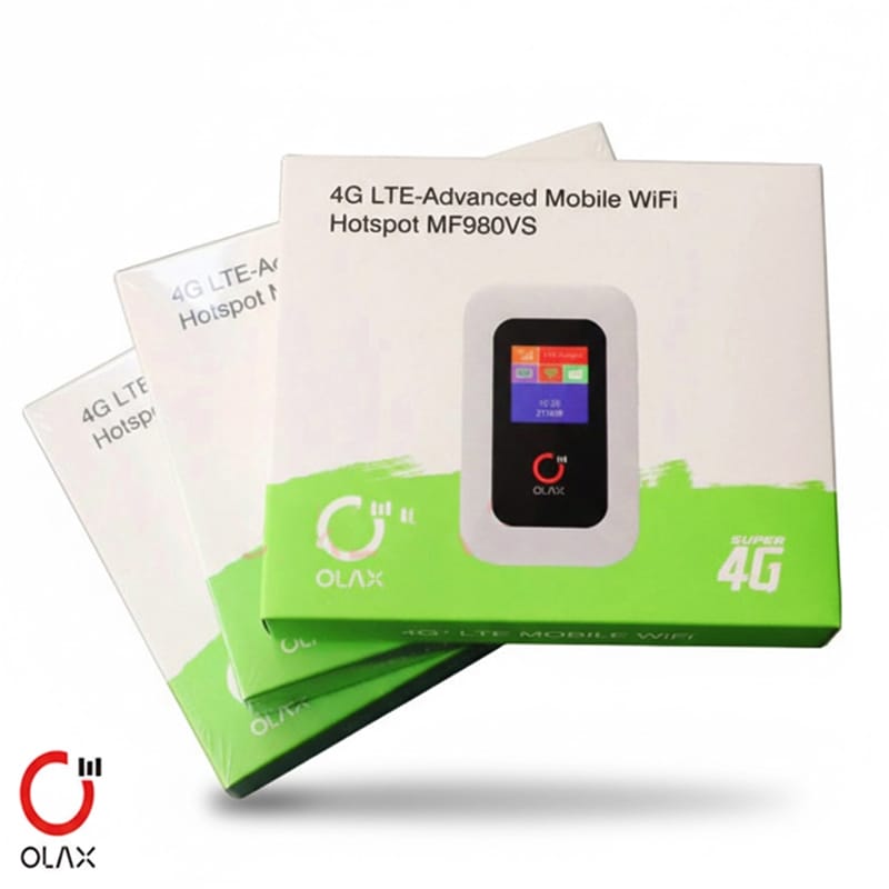 Picture of OLAX MF980L 4G LTE Pocket Router 150Mbps 2100mAh - White