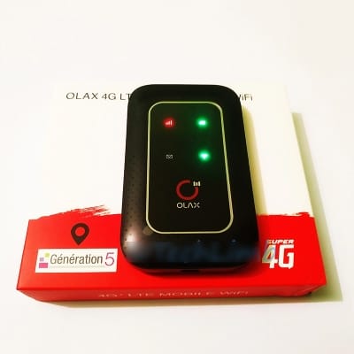 Picture of OLAX WD680 Elite-5 4G LTE Pocket Router 150Mbps 2100mAh - Black