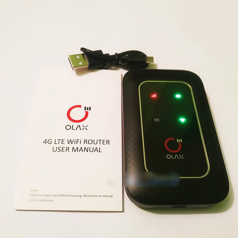 Picture of OLAX WD680 Elite-5 4G LTE Pocket Router 150Mbps 2100mAh - Black