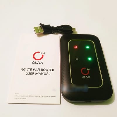 Picture of OLAX WD680 Elite-5 4G LTE Pocket Router 150Mbps 2100mAh - Black