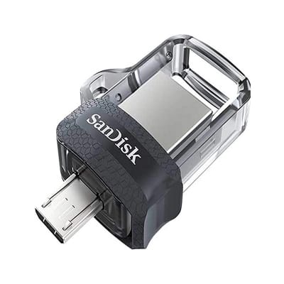 Picture of SanDisk 128GB Ultra Dual Drive USB+Micro USB 3.0 OTG - Black