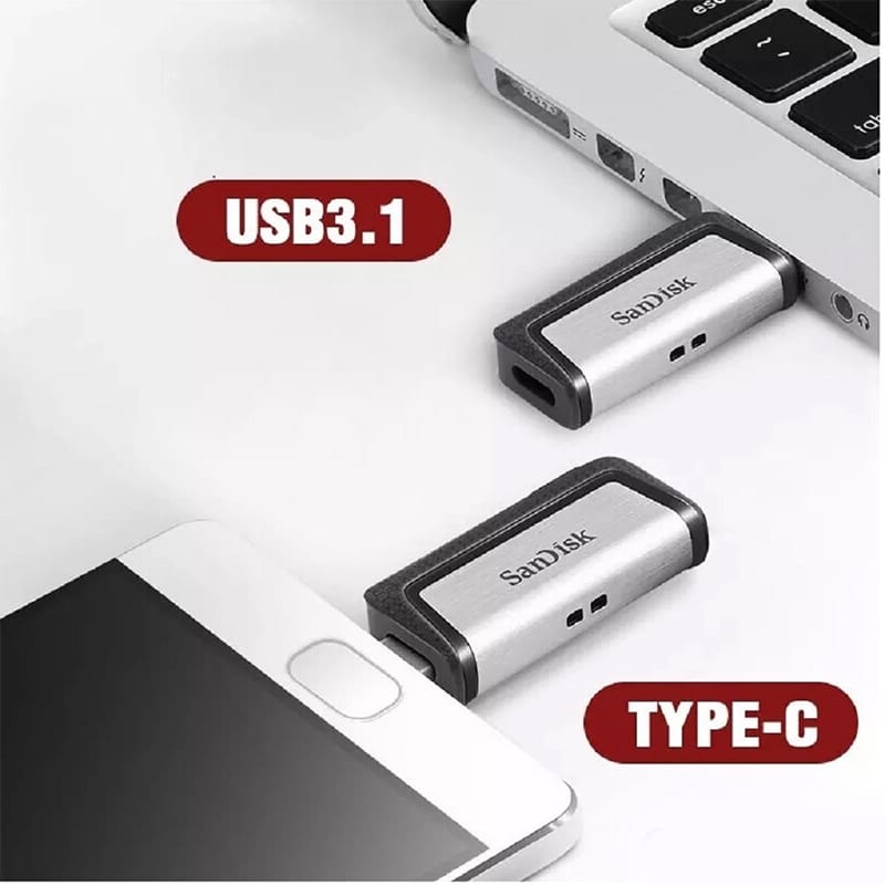 Picture of SanDisk 64GB Ultra Dual Drive USB Type-C 3.1 OTG SDDDC2