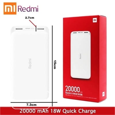 Picture of Redmi 20000mAh 18W Fast Charging Power Bank PB200LZM - Black
