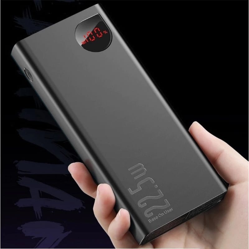Picture of Baseus Adaman 20000mAh 22.5W PD/QC Fast Charging Power Bank - Black