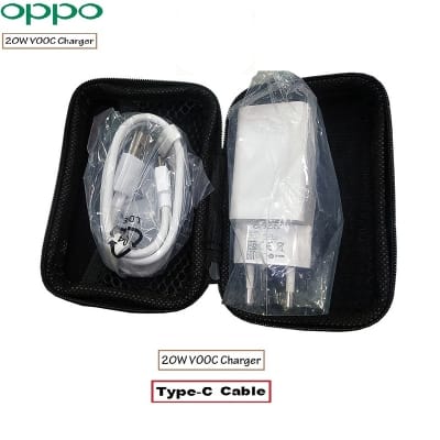Picture of OPPO VOOC 20W Fast Charger with Type-C Cable AK779 - White