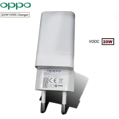 Picture of OPPO VOOC 20W Fast Charger with Type-C Cable AK779 - White