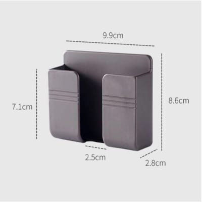 Picture of TechLimb Wall Mounted Remote & Mobile Charging Holder - Black