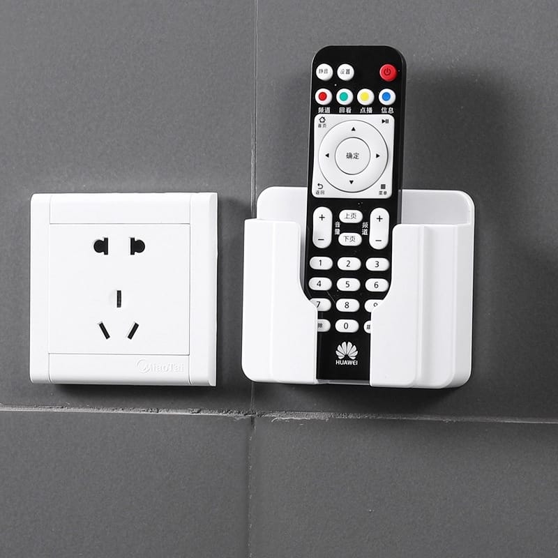 Picture of TechLimb Wall Mounted Remote & Mobile Charging Holder - Black
