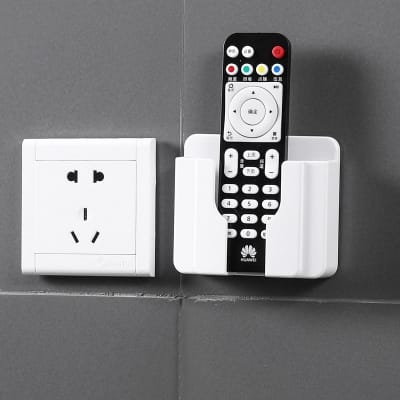 Picture of TechLimb Wall Mounted Remote & Mobile Charging Holder - Black