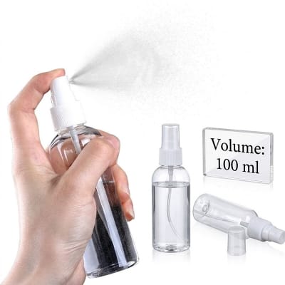 Picture of 100ml Clear Plastic Fine Mist Spray Bottle