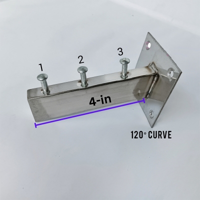 Picture of Wall Mount Hanger 1 piece 3 hook Garment Display Hooks Hanging Clothes hook suction