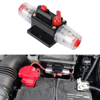 Picture of 12V 24V Car Battery Fuse Automatic Reset Audio Stereo Amplifier Fuses Overload Protection Adapter Auto Accessories