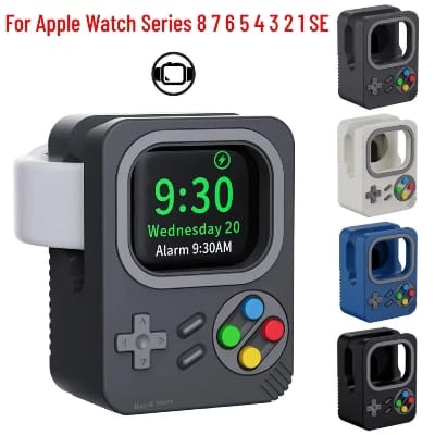 Picture of Smart Watch Apple Gadget Cable Organizer Charging Docs Holder Watch Cable Stand for Apple Watch 7 6 5 4 IWatch 3 2 1