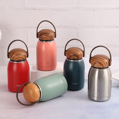 Picture of 300 ML Mini Flask for Hot Flask Water Tea Coffee Hot Cold Thermal Flask Container for Kids Girls