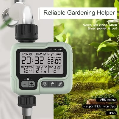 Picture of Garden Automatic Watering System Smart Plant Irrigation Device Controller Timer Balcony-Green
