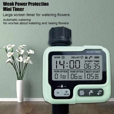 Picture of Garden Automatic Watering System Smart Plant Irrigation Device Controller Timer Balcony-Green