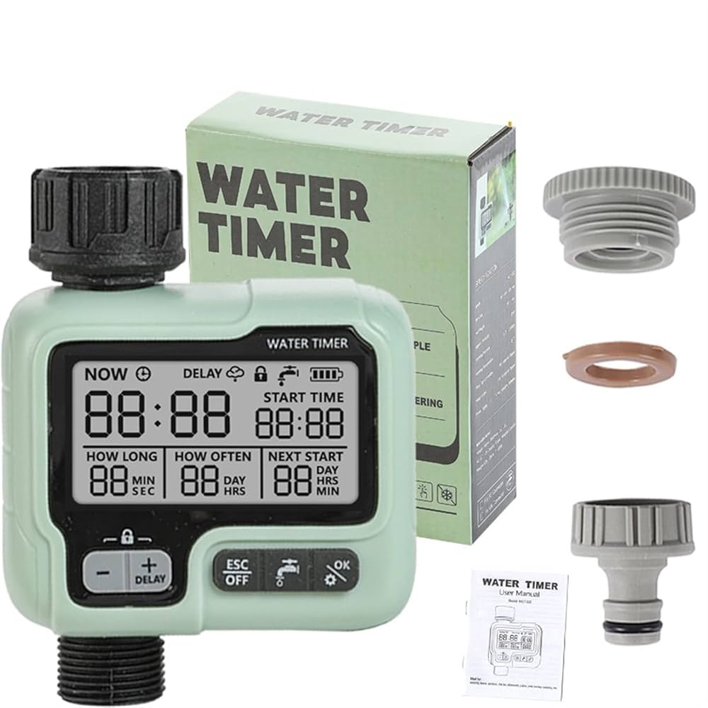 Picture of Garden Automatic Watering System Smart Plant Irrigation Device Controller Timer Balcony-Green