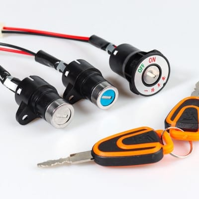 Picture of Universal Ignition Switch Key Power Lock for Electric Bicycle Electric Scooter Car Motorcycles Locks-Small Head