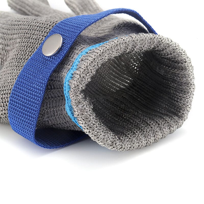 Picture of 1 hands Anti Cut Resistant Work Gloves Food Grade Safety Kitchen Anti-Cutting Level 9 Safety Industrial Labor Protection Gloves-Silver