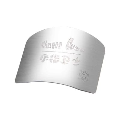 Picture of Stainless Steel Finger Guard Protectors Finger Cut Protect Creative Kitchen Utensils Tools-Silver