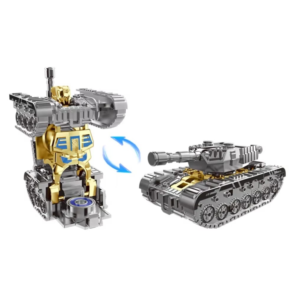 Picture of Fingertip Gyro Spinner Toy DIY Transformation Tank Robot Stress Relief Fidget Spinner Hand Toy