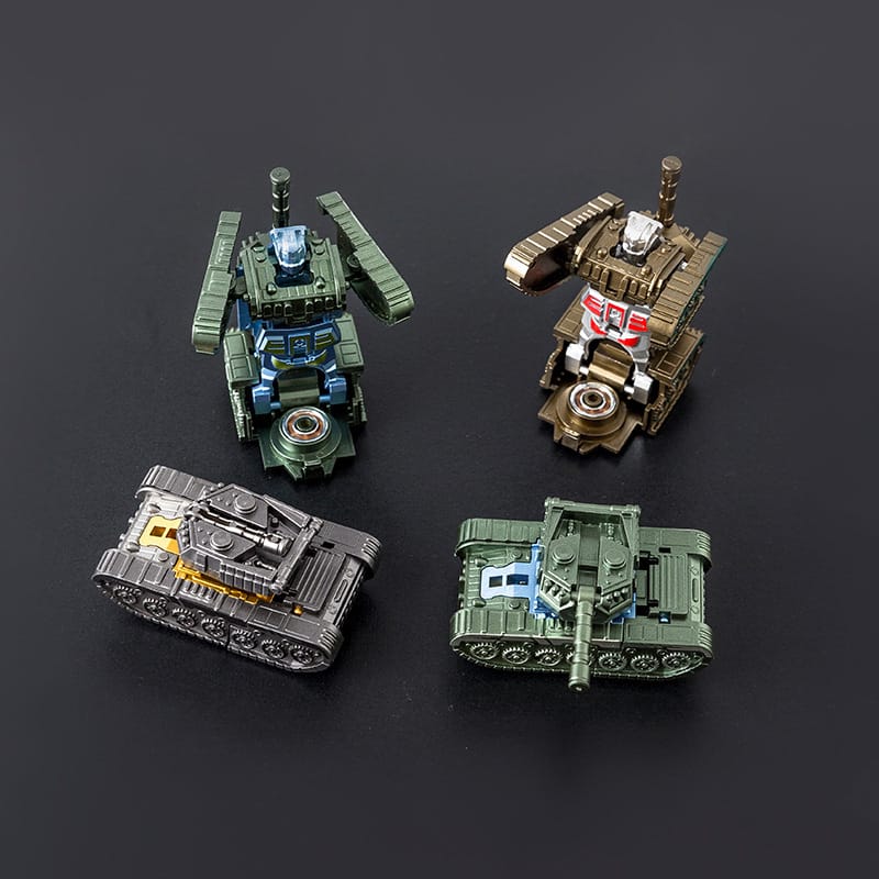 Picture of Fingertip Gyro Spinner Toy DIY Transformation Tank Robot Stress Relief Fidget Spinner Hand Toy