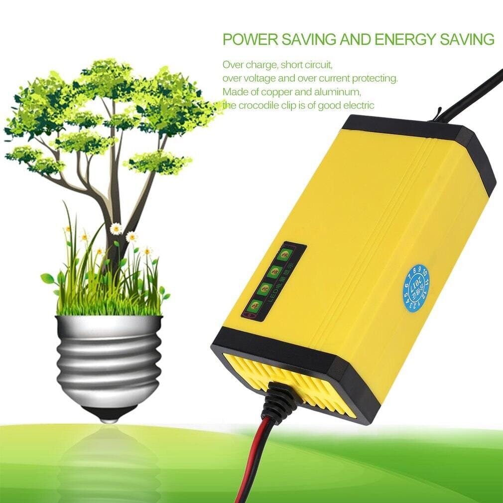 Picture of Battery Charger 12V 2A Car Motorcycle Battery Charger Multiple Protection Intelligent Current Voltage