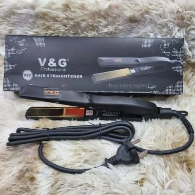 Picture of V&G V22 Professional Hair Crimper wide plate instant heating - Black