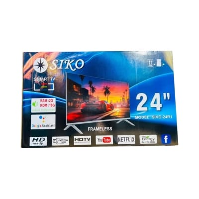 Picture of 24''  Frameless Smart Android LED TV Black