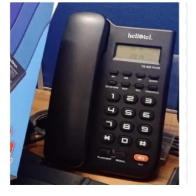 Picture of Hellotel TS-500 PLUS Telephone Set / Intercom Telephone Set Black