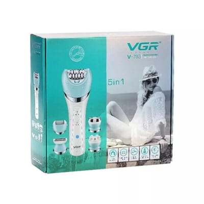 Picture of VGR  V-703 Hair Epilator Electric Lady Shaver Underarms Leg Body Hair Removal Tool Bikini Epilator Portable Epilator for Women Multicolor