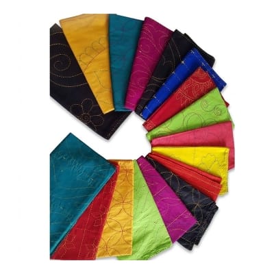 Picture of Handmade Cotton Nakshi Katha For Baby ( MEDIUM  ) - 10 pcs Multicolor